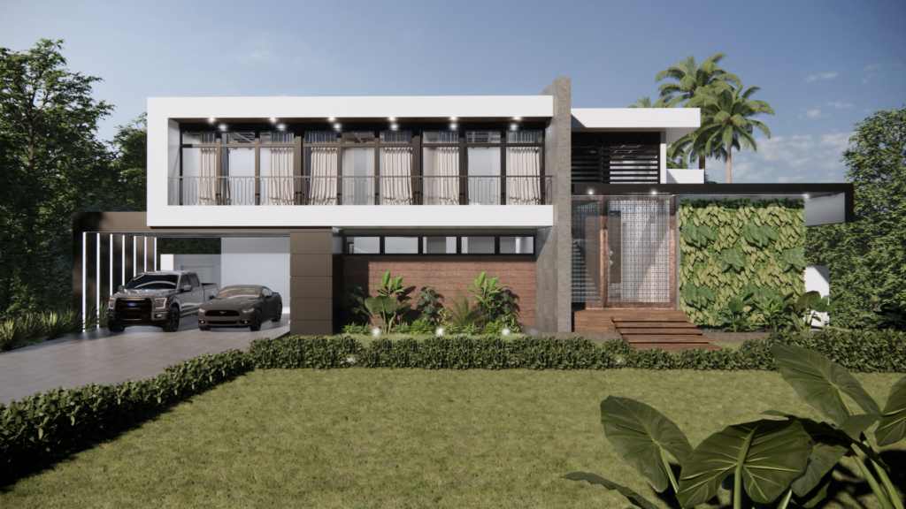 Fachada Frontal, Casa Teran