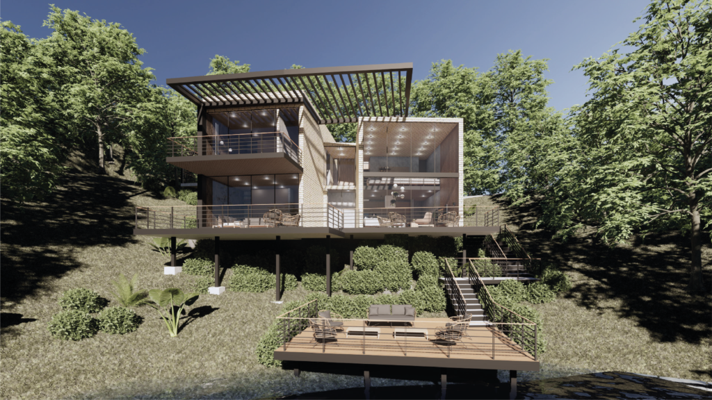 Fachada Frontal, Tierra Prometida, Casa 60,